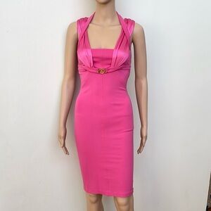 VERSACE COLLECTION PINK DRESS, 40